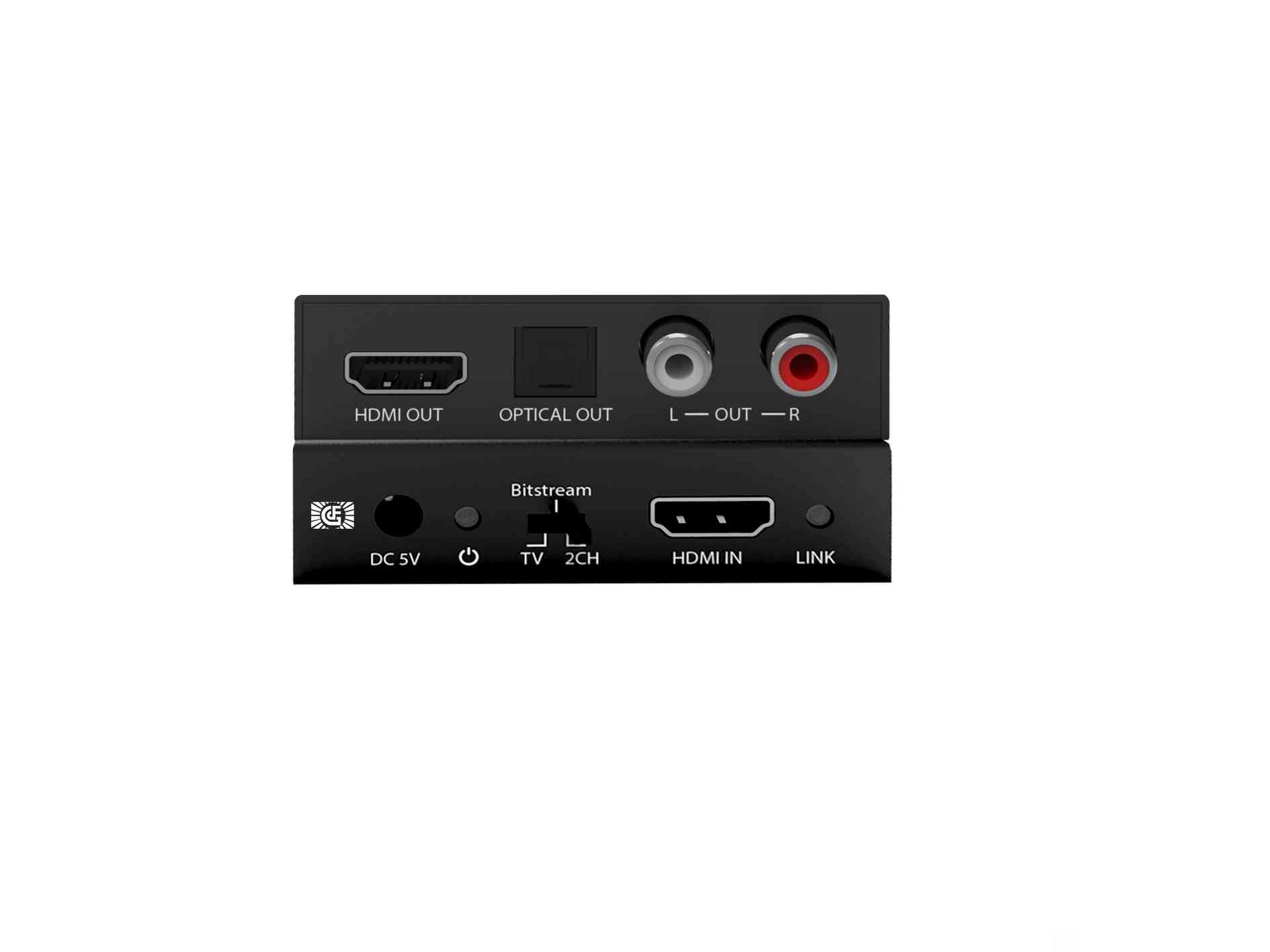 HDMI带混缩音频分配器4K 60HZ带RCA
