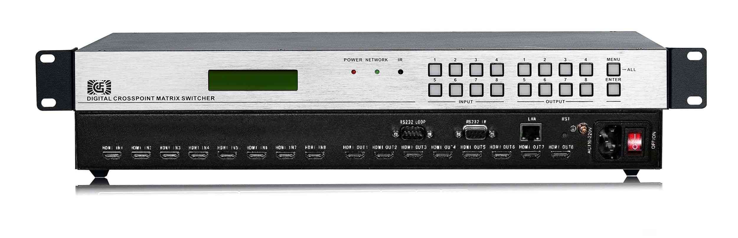 HDMI8 in and 8 out 4K HD matrix