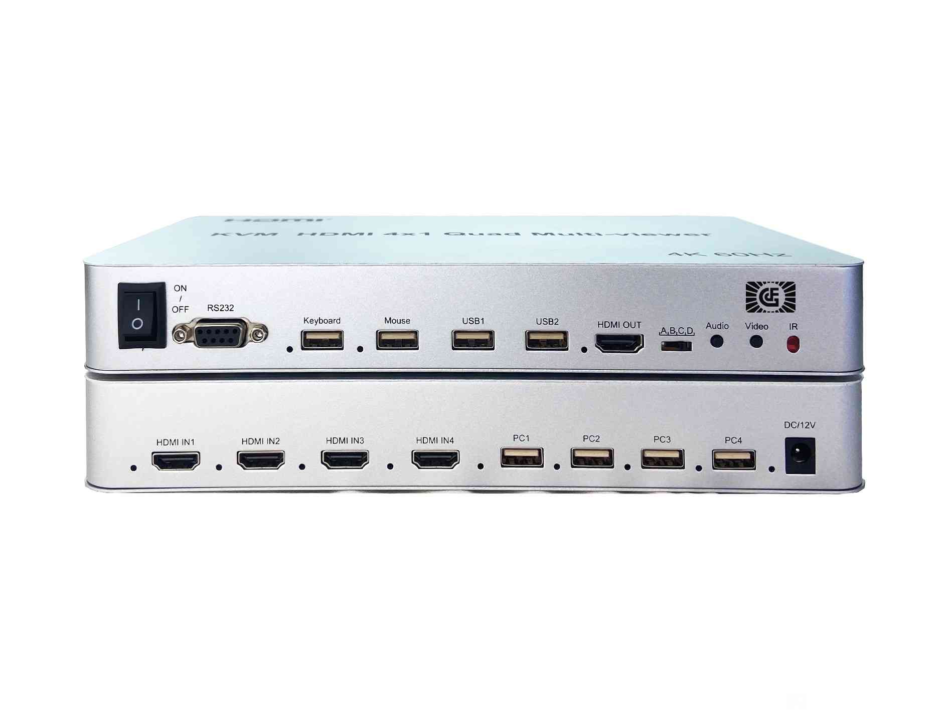 4K60HZ UHD KVM HDMI2.0 SCREEN SPLITTER