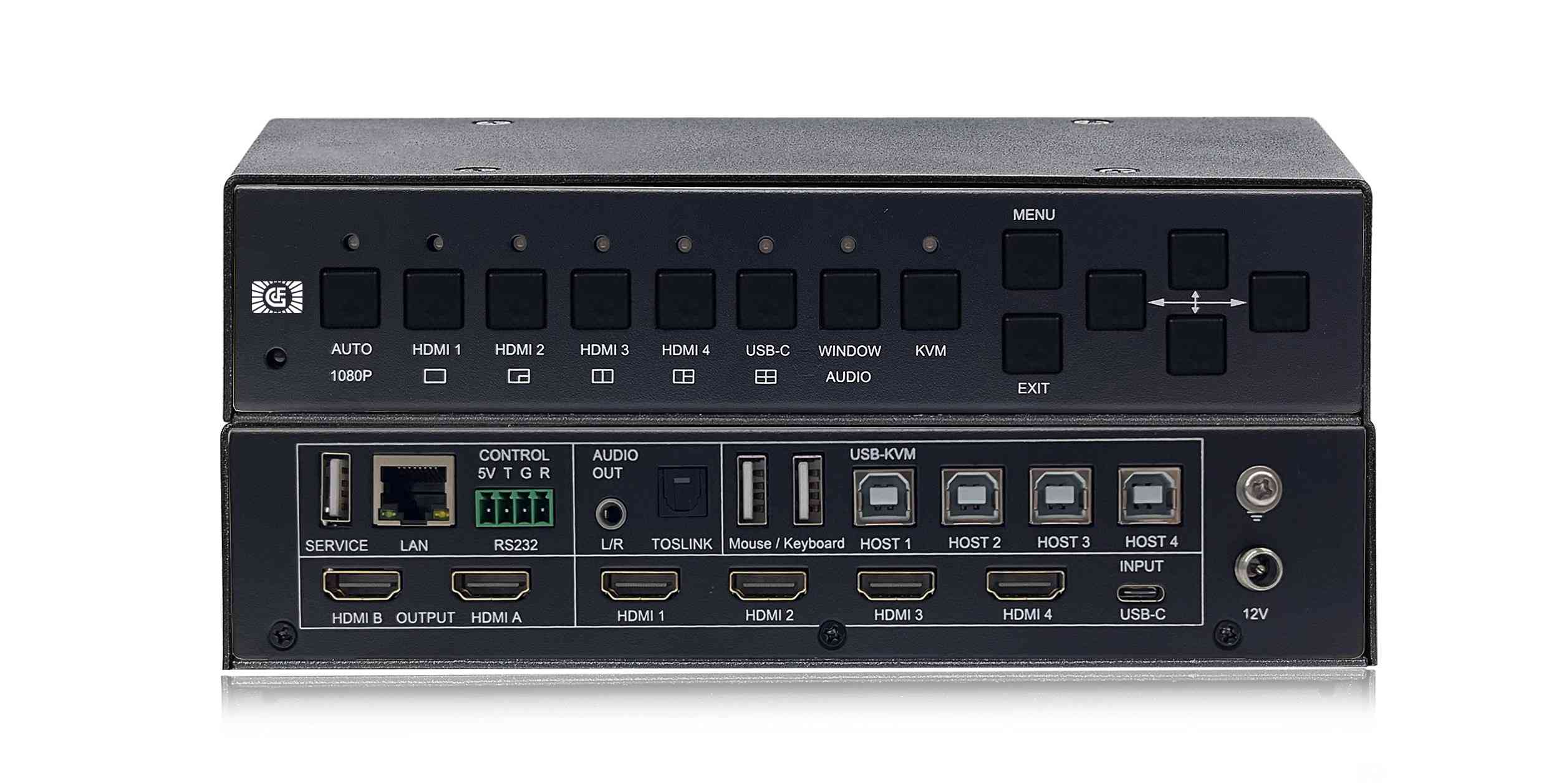HDMI SWITCHER 4 IN 2 OUT With Network Control 4K60