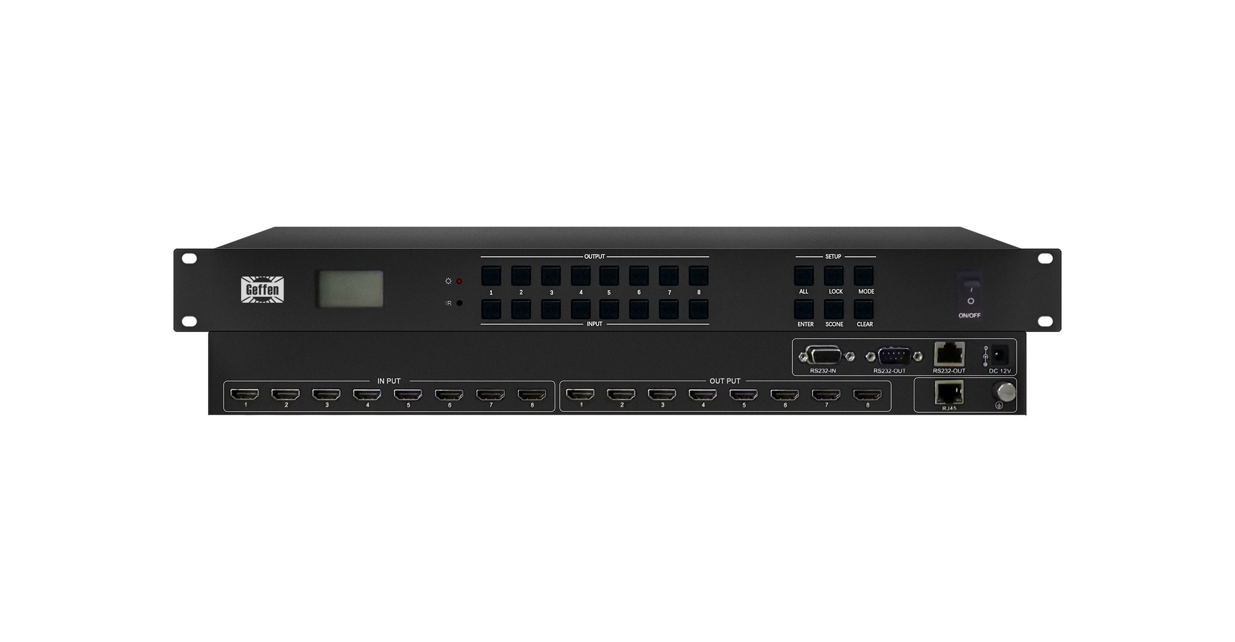 HDMI 8×8 4K Seamless HD Matrix Switcher