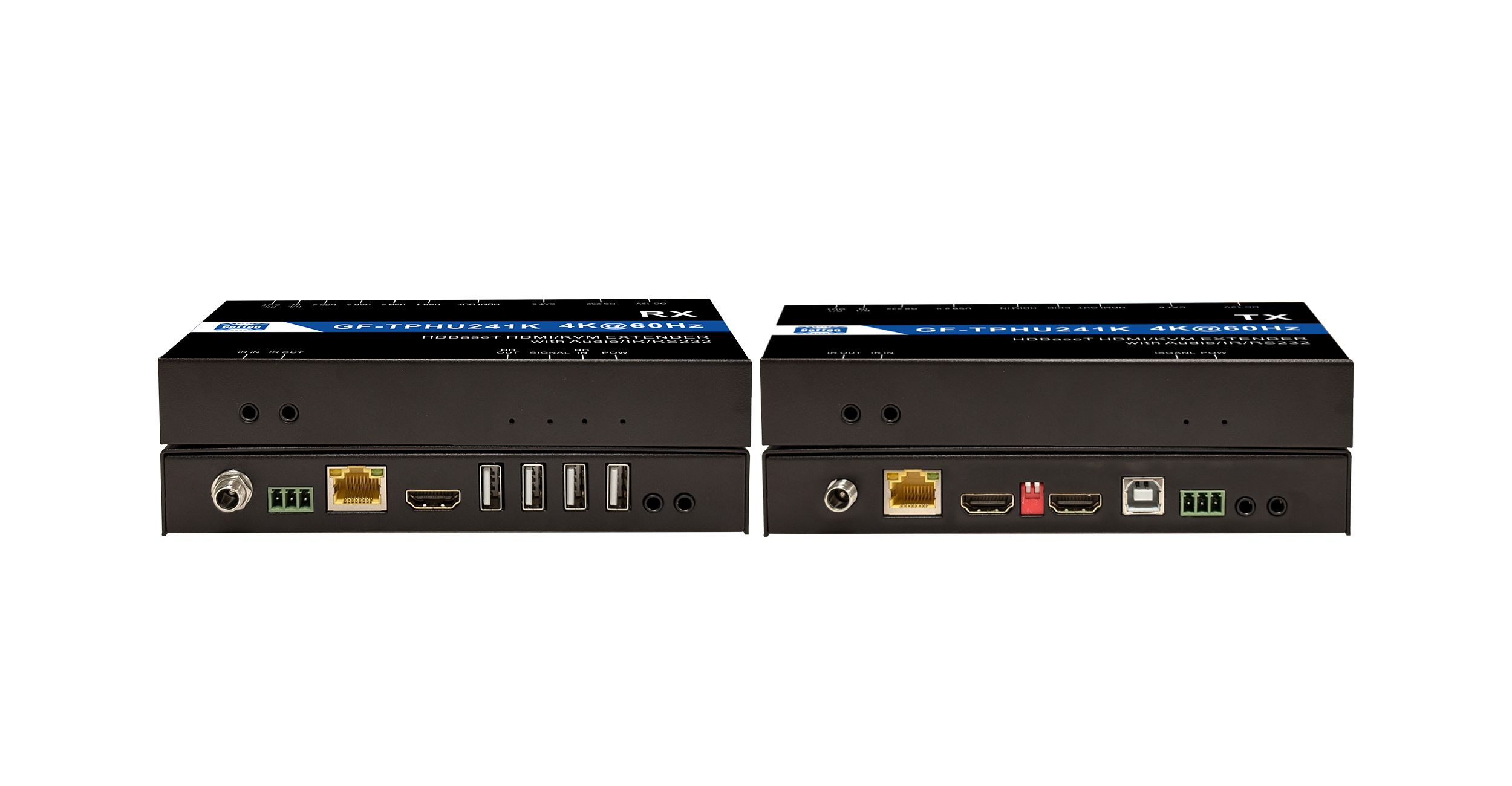 HDBaseT 100m Long-Distance Uncompressed 4K Transmission Transmitter 