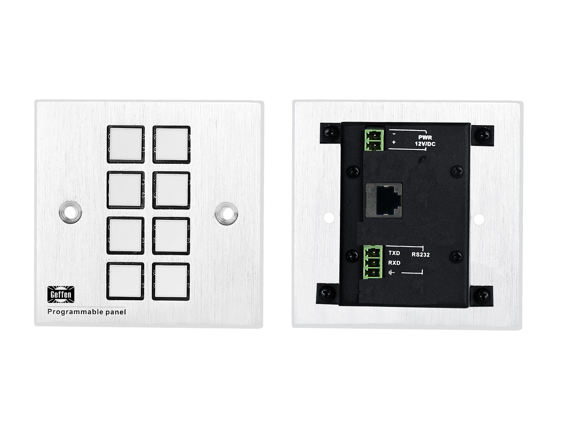 8 customizable Wallplate Control Panel
