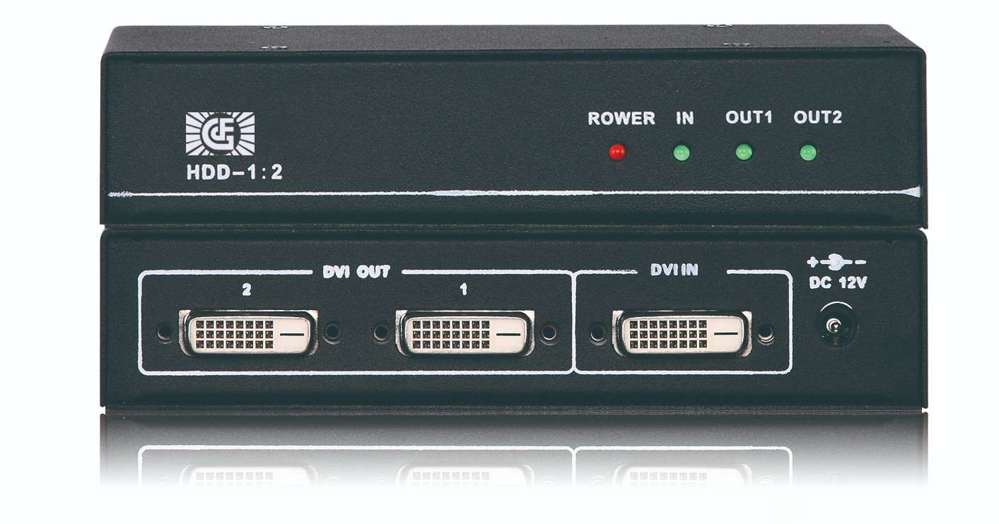 DVI 1 in and 2 out distributors