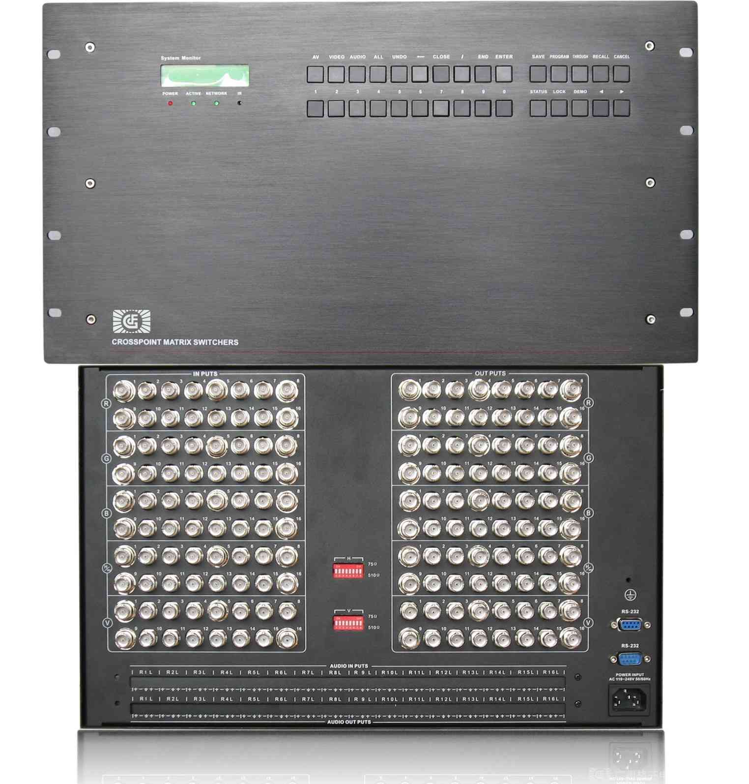 RGB matrix 32 in and 32 out signal transmission