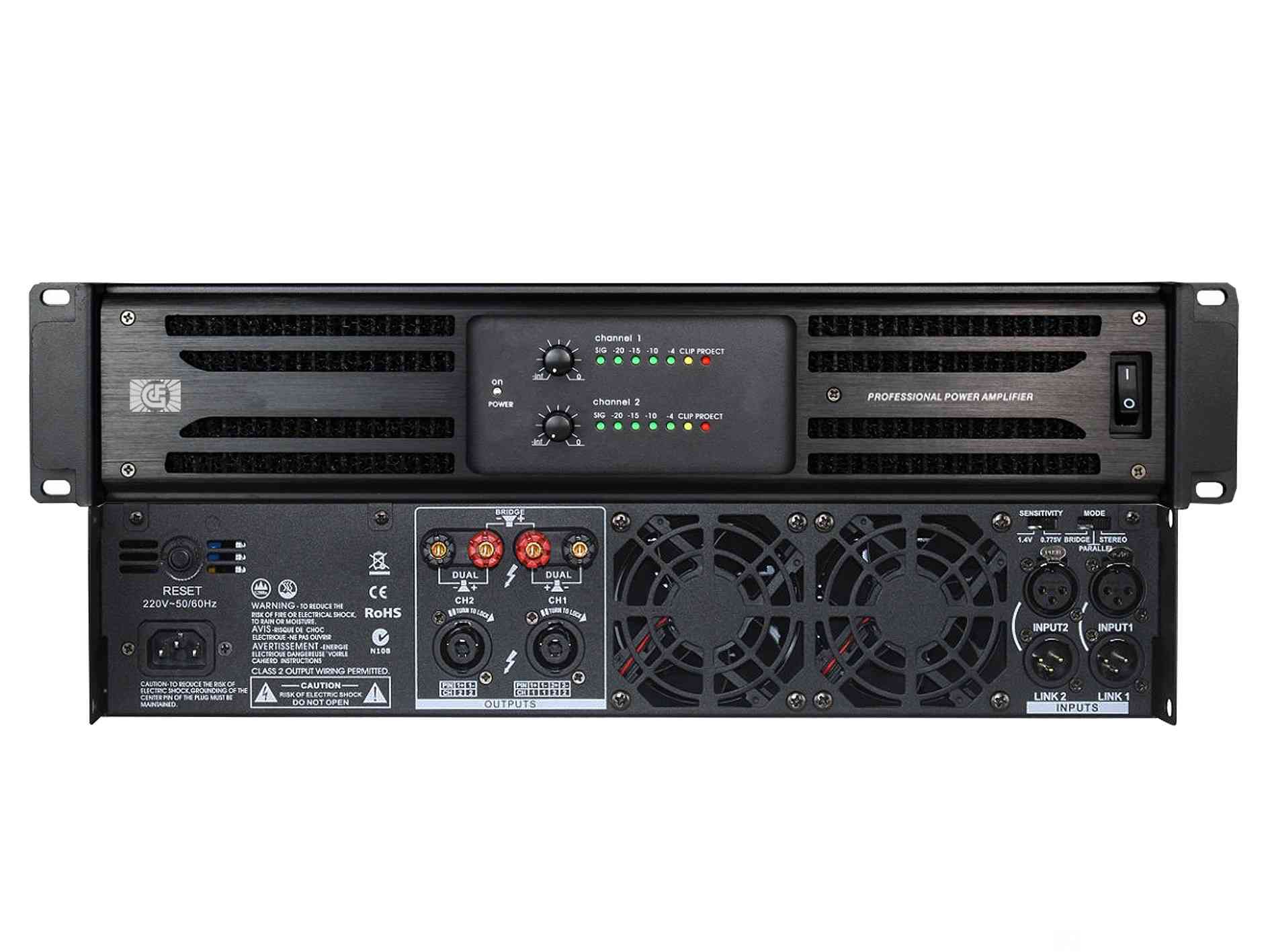 Professional amplifiers