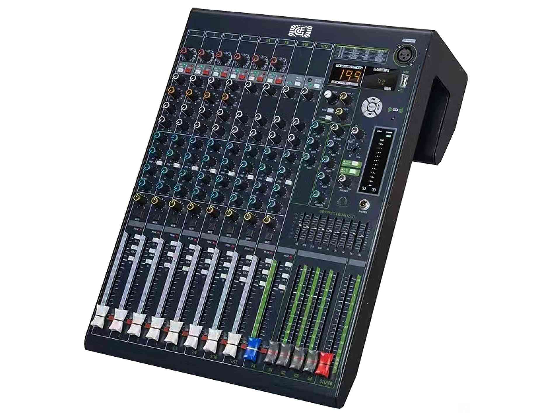12-way analog mixer