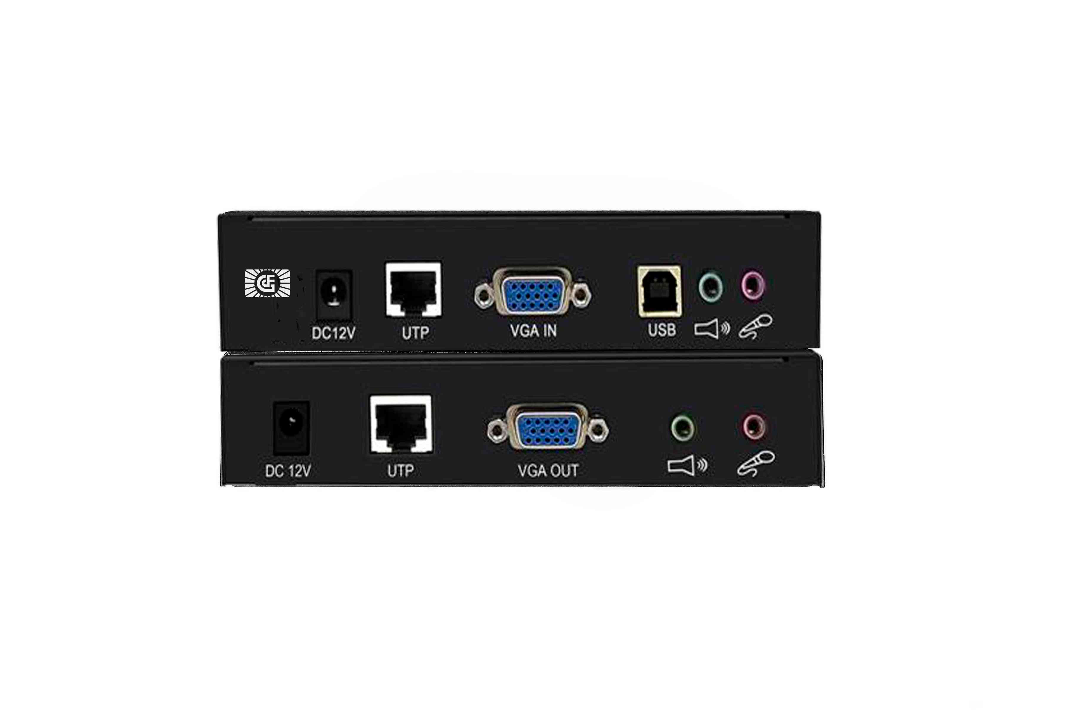 VGA network transmission uncompressed with KVM