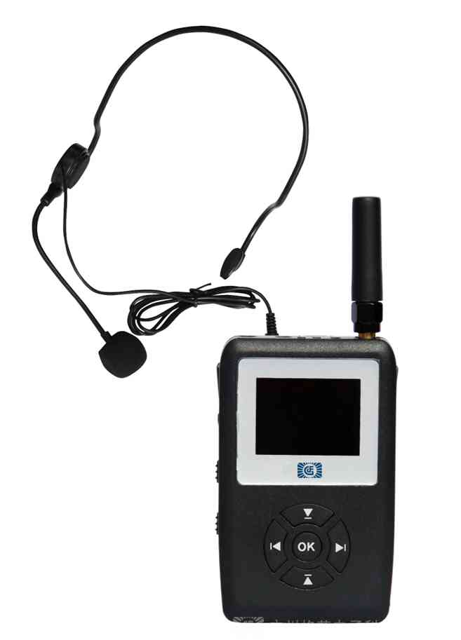 Wireless headset guide microphone