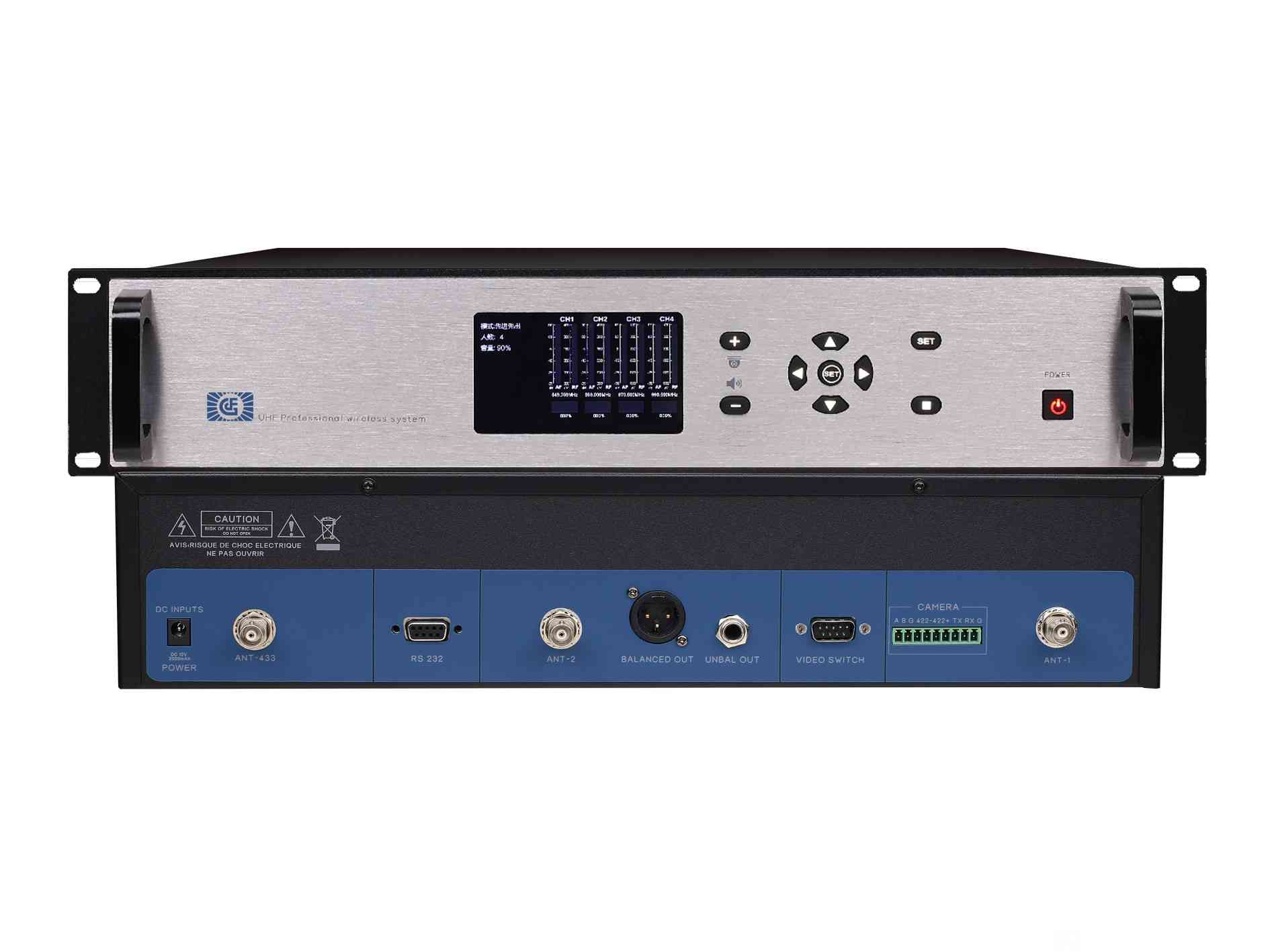 Wireless conference video tracking system host